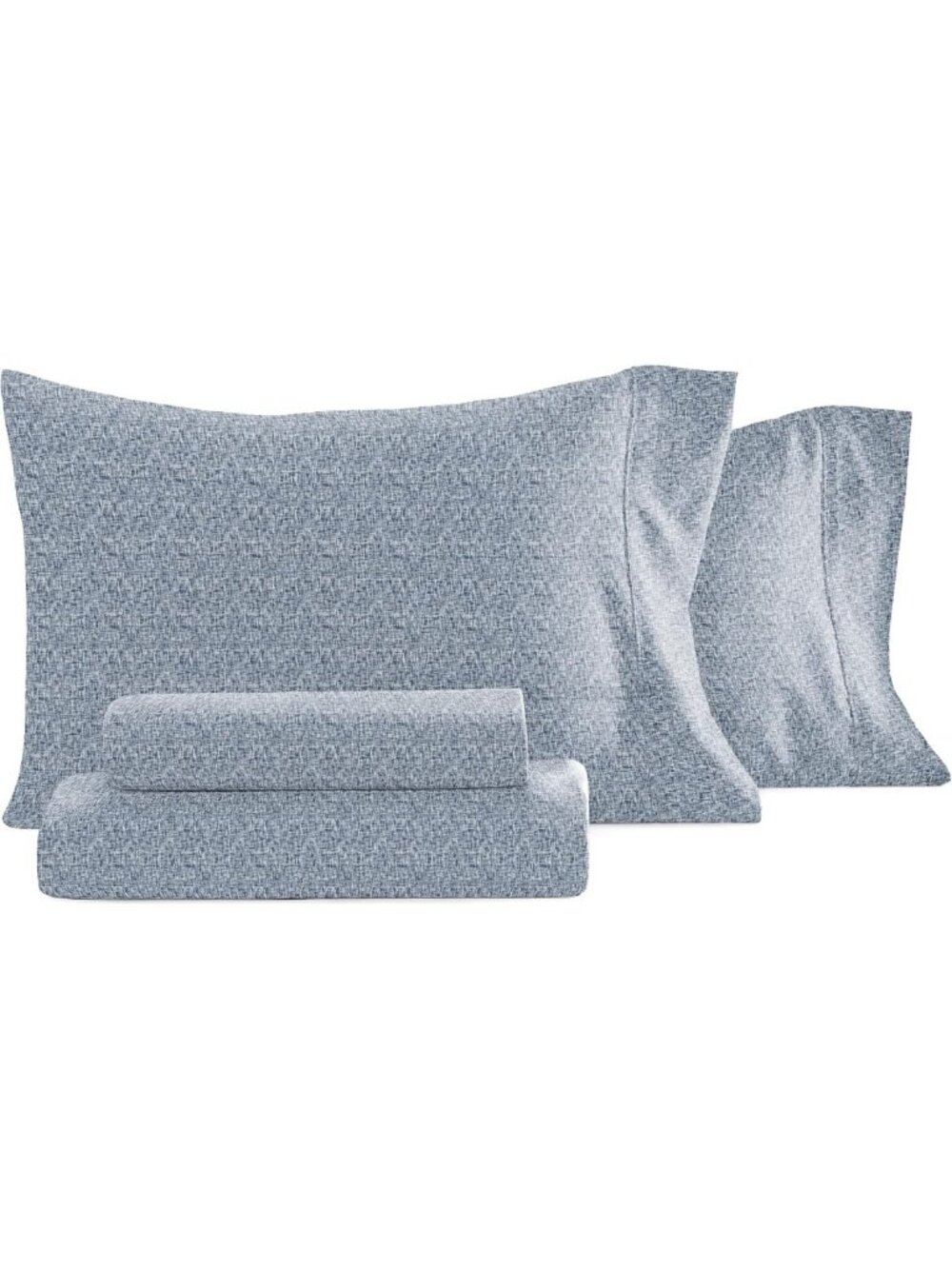 Ultra-Soft Light Blue King Bedding Sheet Set - 4 Piece, Cooling & Deep Pocket